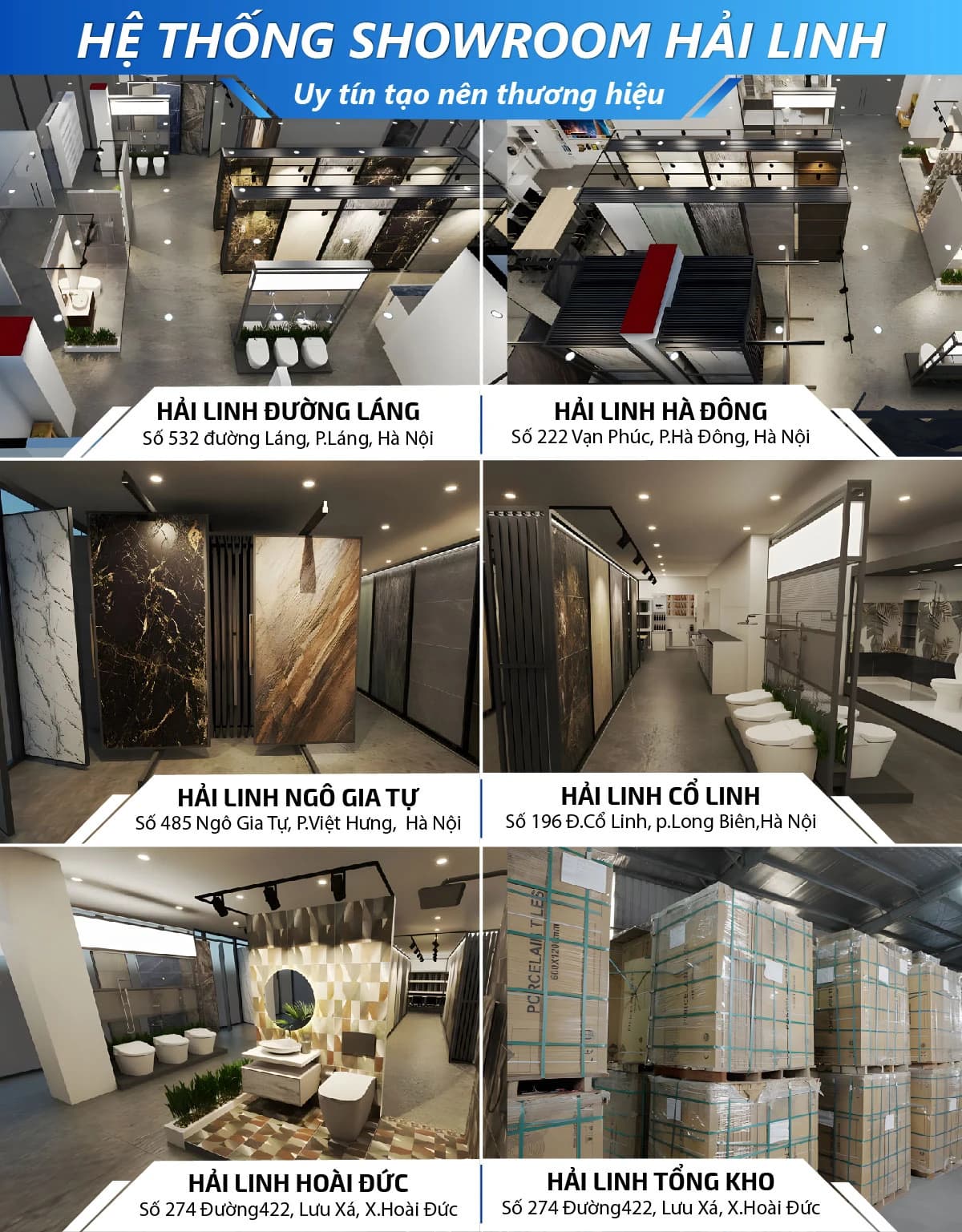 Hình ảnh showroom Hải Linh Đường Láng - P. Láng