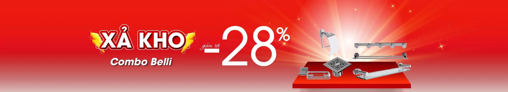 Combo thiết bị vệ sinh Belli