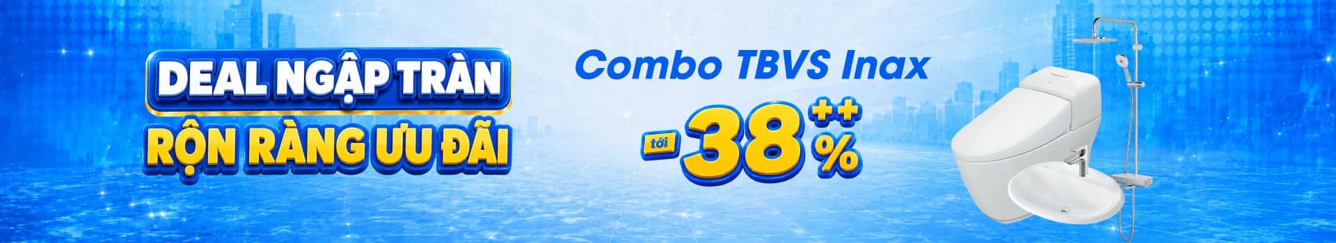 Combo thiết bị vệ sinh Inax