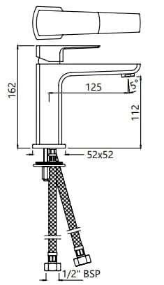 Ảnh Vòi chậu cảm ứng Jaquar SNR-CHR-15017PMV 2