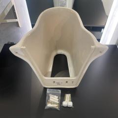 Ảnh Chân chậu ngắn COTTO C4201 sứ cao cấp 4