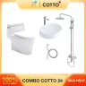 Combo thiết bị vệ sinh Cotto số 24 1
