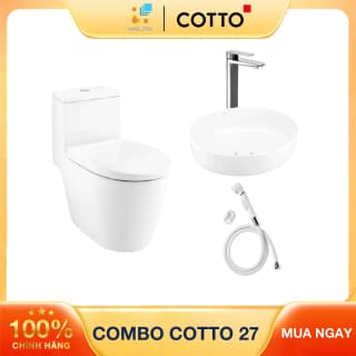 Ảnh Combo thiết bị vệ sinh Cotto số 27 1