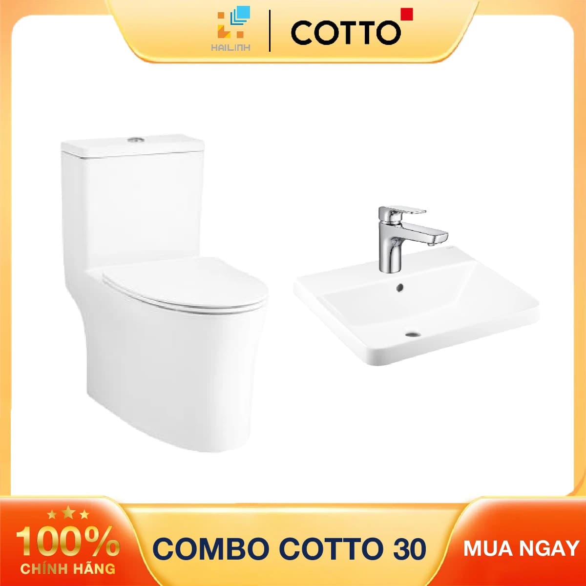 Combo thiết bị vệ sinh Cotto số 30