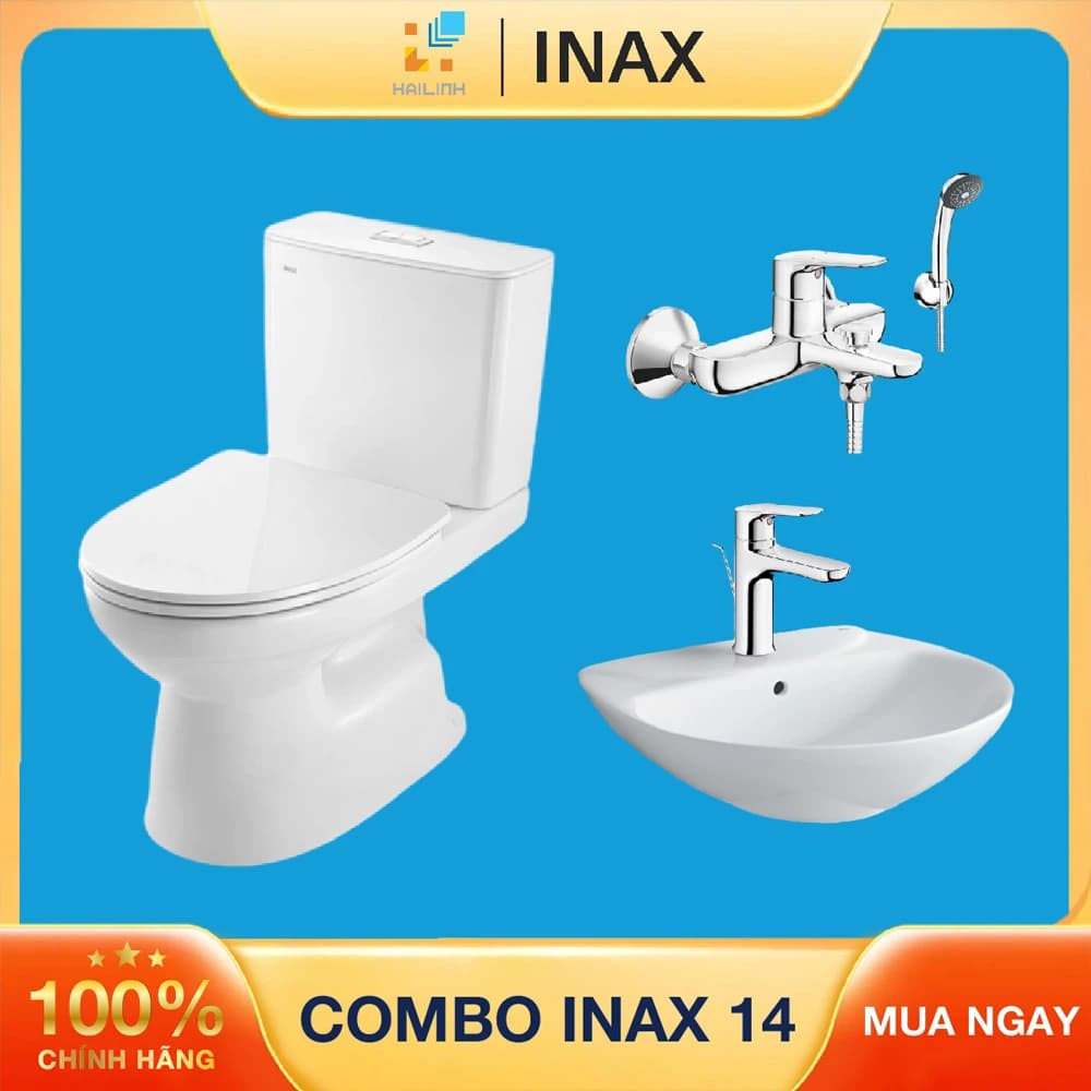 Combo thiết bị vệ sinh Inax 14