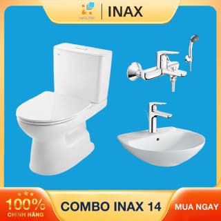 Ảnh Combo thiết bị vệ sinh Inax 14 1