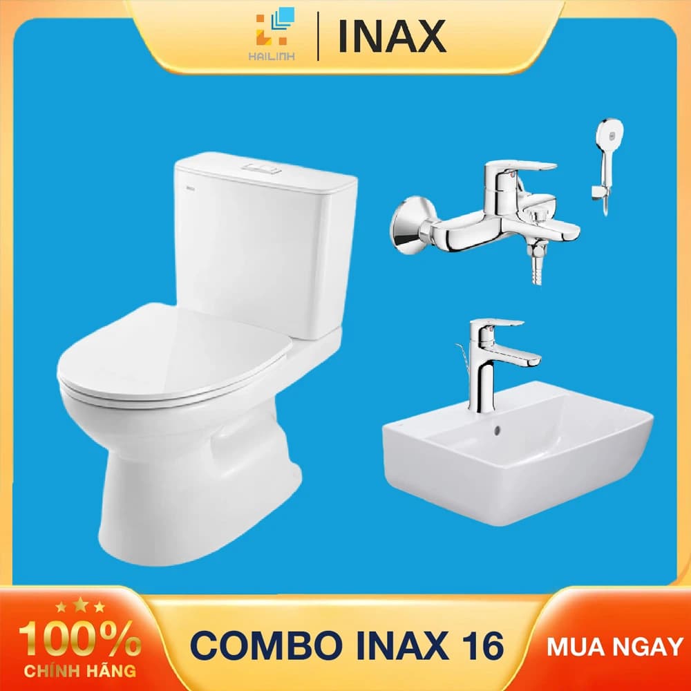 Combo thiết bị vệ sinh Inax 16