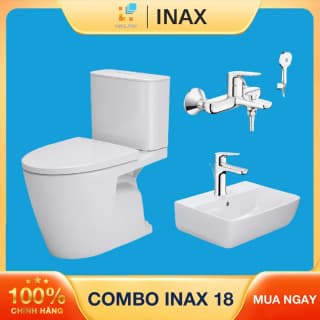 Ảnh Combo thiết bị vệ sinh Inax 18 1