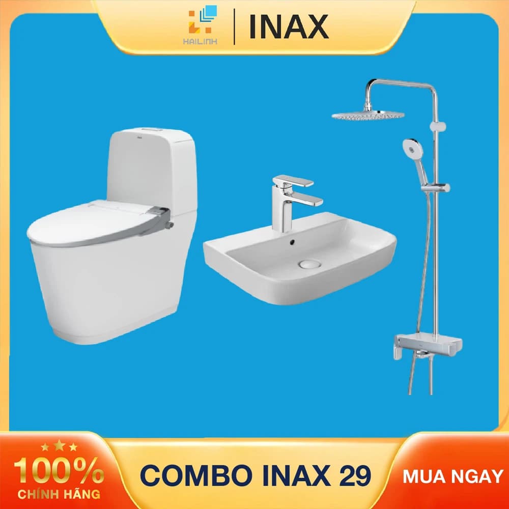 Combo thiết bị vệ sinh Inax 29