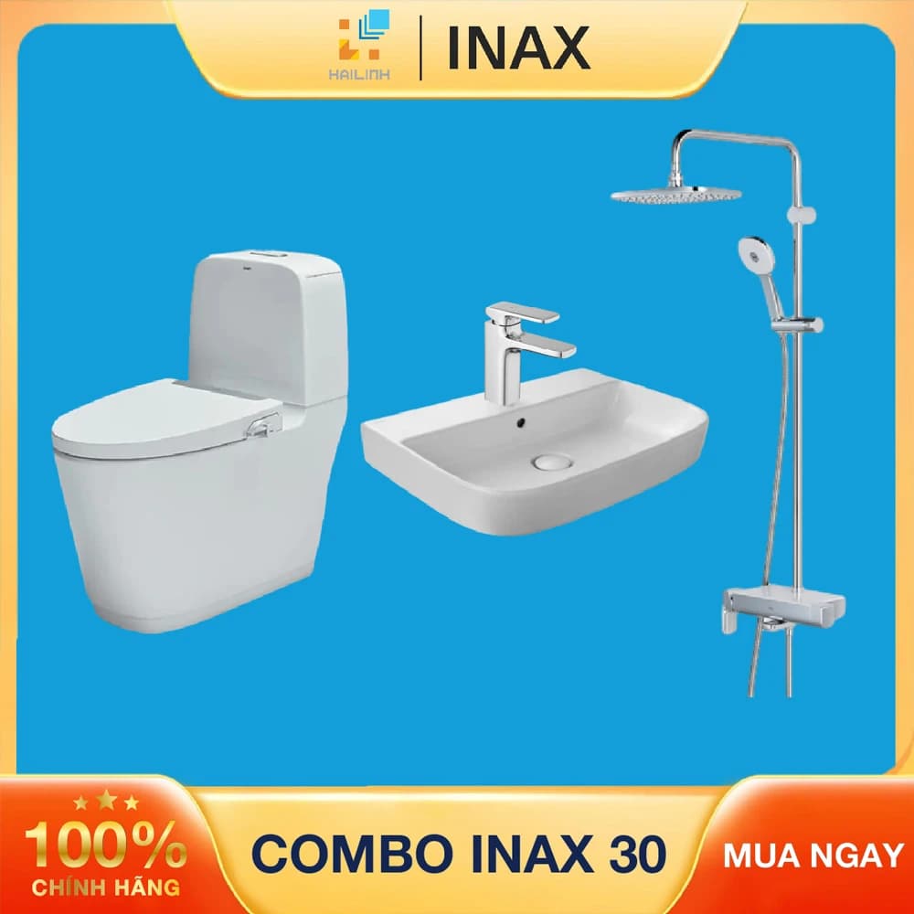 Combo thiết bị vệ sinh Inax 30