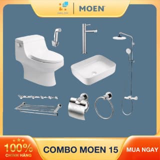 Ảnh Combo thiết bị vệ sinh Moen 15 1
