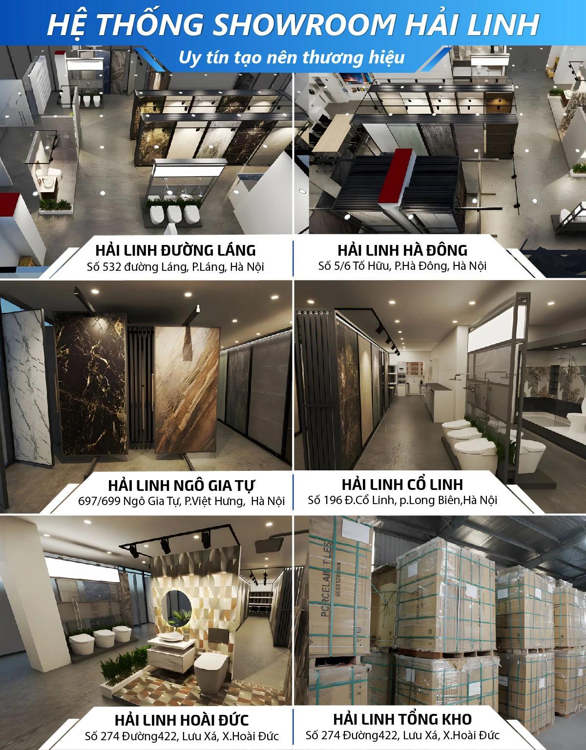 Hình ảnh showroom Hải Linh Đống Đa