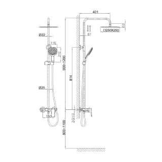 Ảnh Sen tắm cây D&K DK1273701B03 2