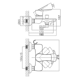 Ảnh Sen tắm nóng lạnh D&K DK1273201 2