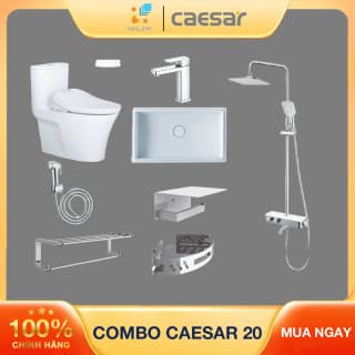 Ảnh Combo thiết bị vệ sinh Caesar số 20 1