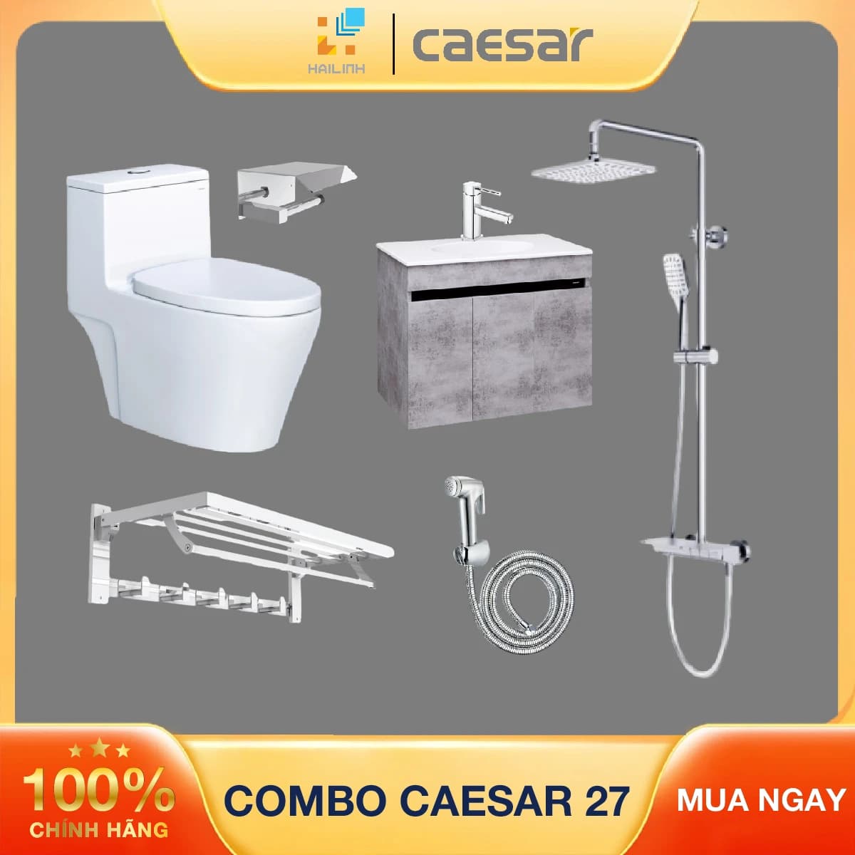 Combo thiết bị vệ sinh Caesar số 27