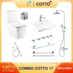 Combo thiết bị vệ sinh Cotto 17