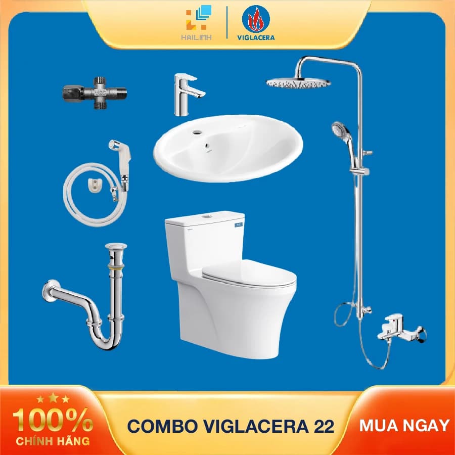 Combo thiết bị vệ sinh Viglacera số 22