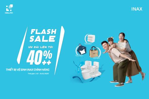 THÁNG TRI ÂN - ĐẠI TIỆC KHUYẾN MẠI INAX - GIẢM SỐC ĐẾN 40% TẠI SHOWROOM HẢI LINH