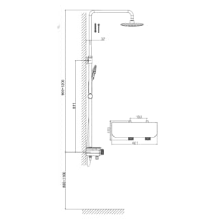 Ảnh Sen tắm cây D&K DK2193701B17 2