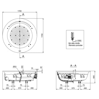Ảnh Bồn tắm Ngọc Trai TOTO PPYD1720HPTE/TVBF412 2