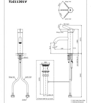Ảnh Vòi chậu TOTO TLG11301V 2