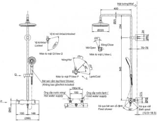 Ảnh Sen tắm cây TOTO TBW01303AB 2