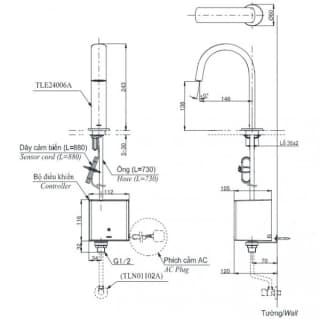 Ảnh Vòi chậu cảm ứng TOTO TLE24006A 2