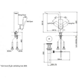 Ảnh Vòi chậu TOTO TLG02309BB 2