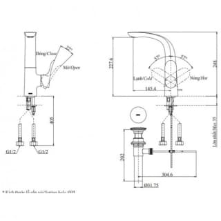 Ảnh Vòi chậu TOTO TLG01309BB 2