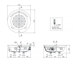 Ảnh Bồn tắm Ngọc Trai TOTO PPYD1720HPTE 2