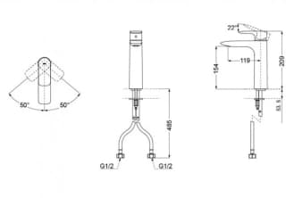 Ảnh Vòi chậu TOTO TLG04306B 2