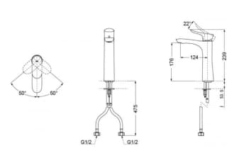 Ảnh Vòi chậu TOTO TLG01306B 2