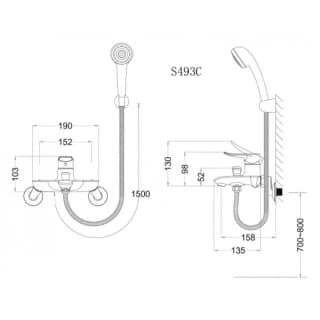 Ảnh Sen tắm Caesar S433C 2