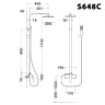 Sen tắm cây Caesar S648C 2