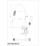 Vòi rửa bát nóng lạnh D&K DK1462504-D 2