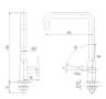 Vòi rửa bát Inax SFV-30S 2