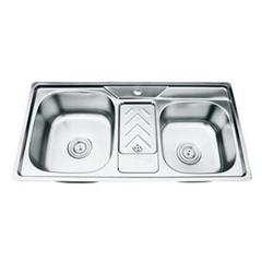 Ảnh Chậu PZ 9046 (900*460*210) 2 hộc 1