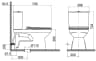 Bồn cầu 2 khối Inax C-514VWN 2