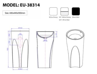 Ảnh Chậu rửa Euroking EU-38314 2