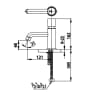 Vòi chậu 1 đường lạnh Cotto CT1066 2