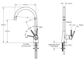 Ảnh Vòi rửa bát Moen GN60500 2