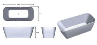 Ảnh Bồn tắm Moen SWT186DF 2
