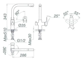 Ảnh Vòi bếp Viglacera VG713 2