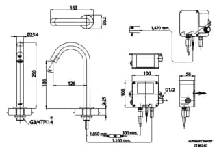 Ảnh Vòi chậu cảm ứng Cotto CT4912AC 2