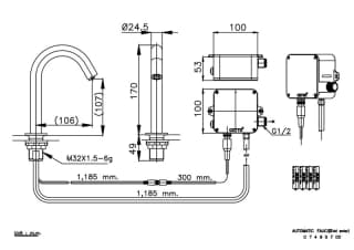 Ảnh Vòi chậu cảm ứng Cotto CT4907DC 2