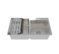 Ảnh Chậu Luxury âm bàn 2 hộc lệch BL8245AB2 5