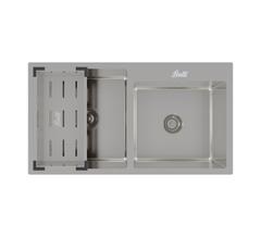 Ảnh Chậu Luxury âm bàn 2 hộc lệch BL8245AB2 4