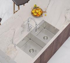 Ảnh Chậu Luxury âm bàn 2 hộc lệch BL8245AB2 3