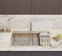 Ảnh Chậu Luxury 2 hộc cân BL8245C 2